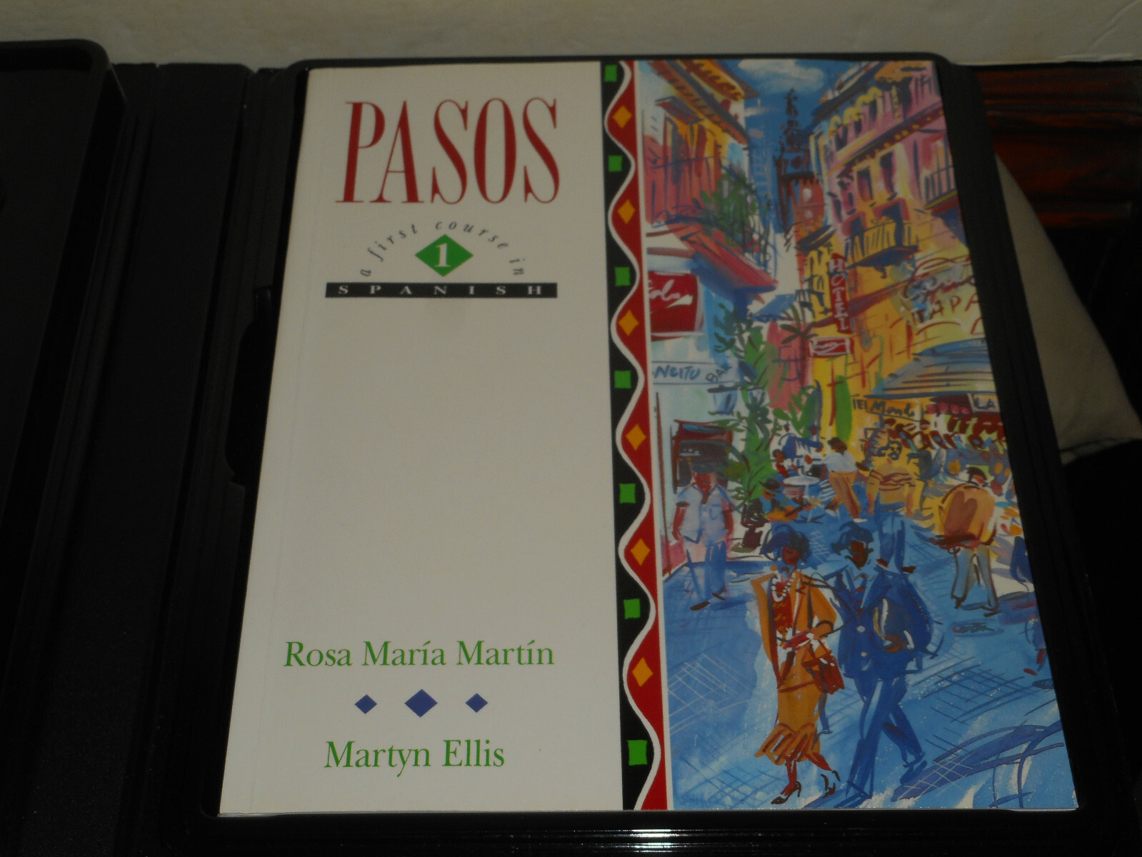 PASOS 1 First Course in Spanish Rosa Maria Martin Cassette Tapes & Study Books