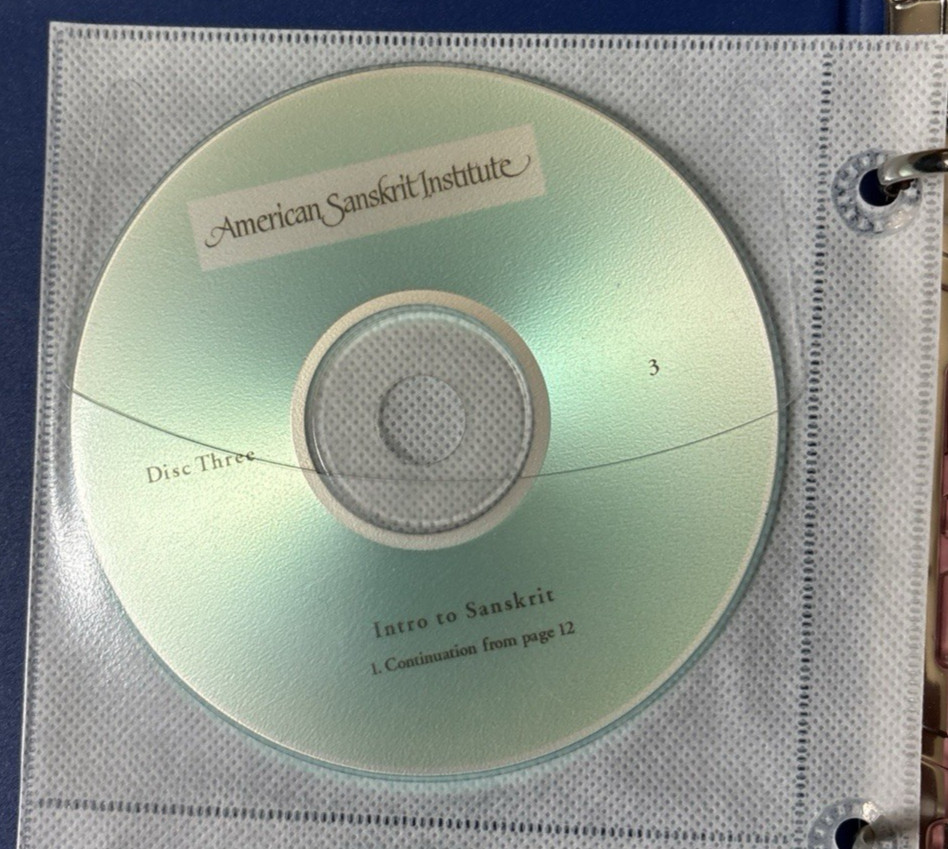 Sanskrit By CD Vyass Houston 1991