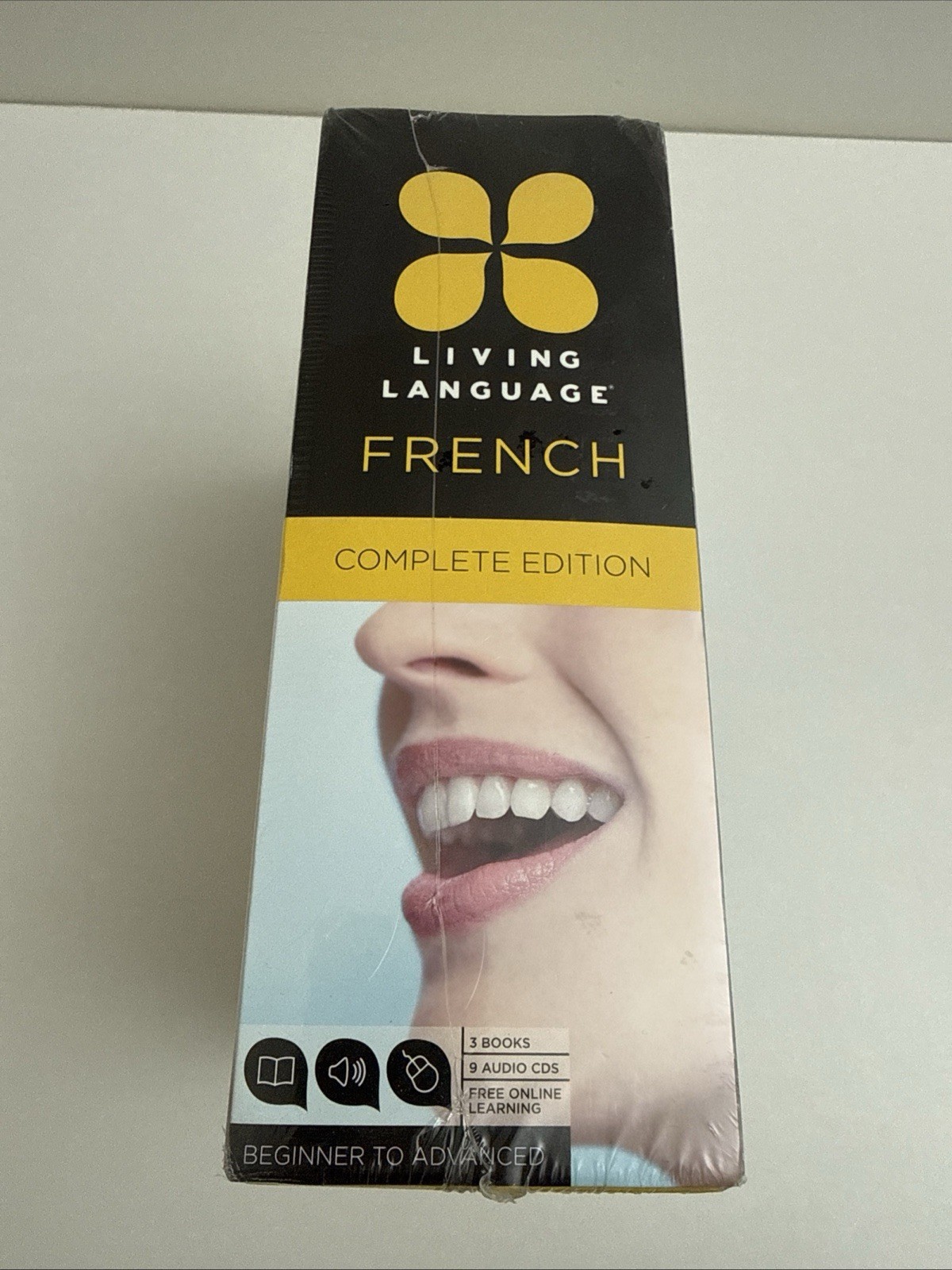 Living Language French Complete Edition 3-Book & 9-CD Set – NEW SEALED