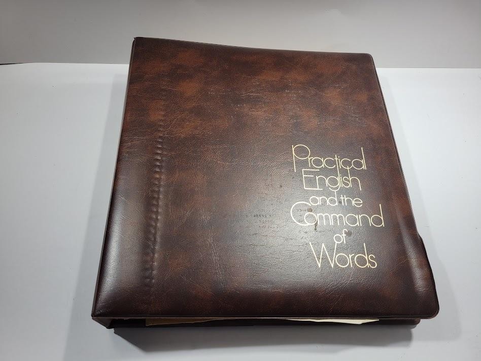 Vintage Practical English & The Command Of Words Roy H Copperud Binder USA