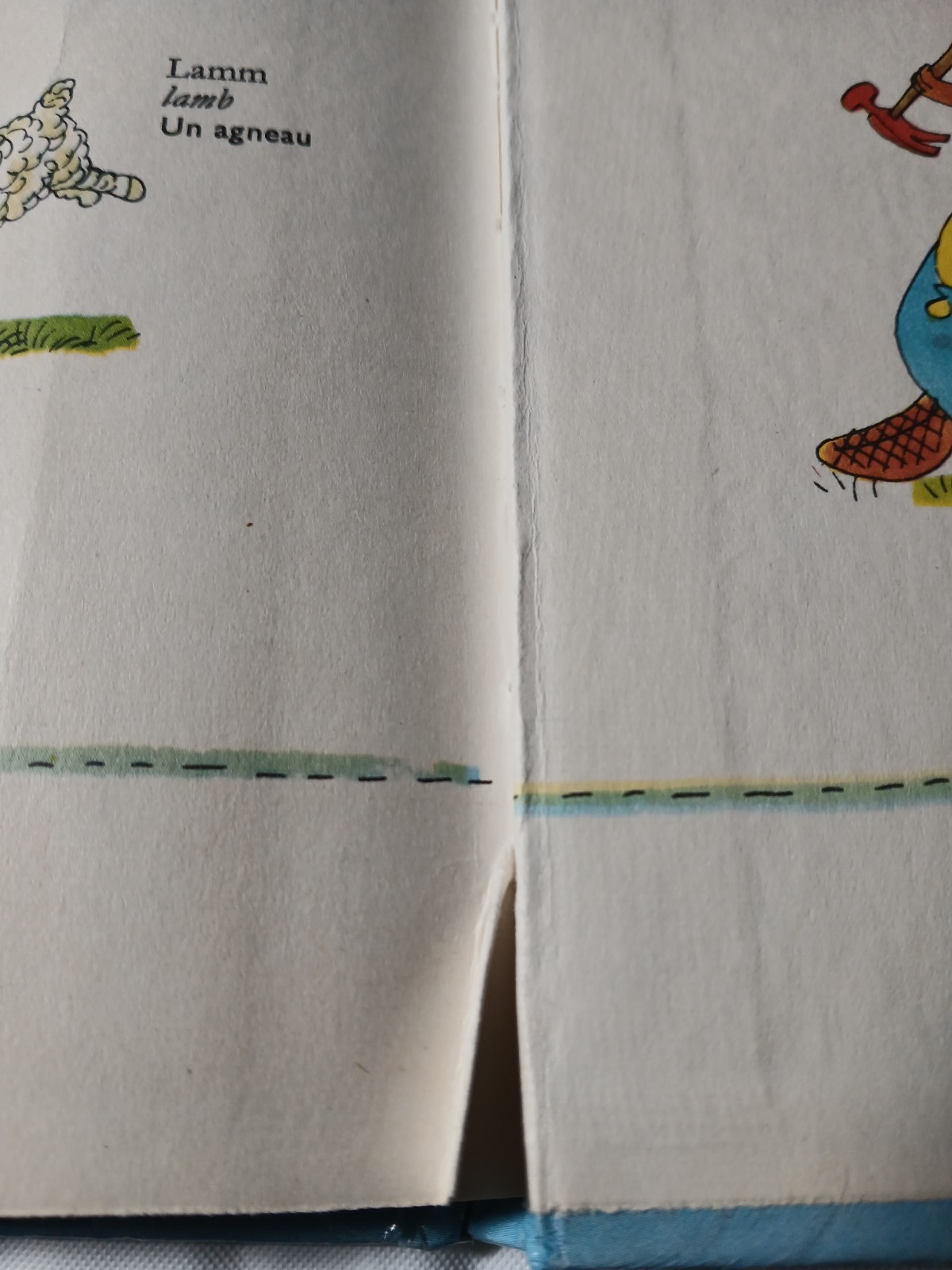 1975 RICHARD SCARRY DICTIONARY (English, German,French) Worterbuch Vtg Rare
