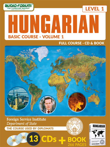 FSI: Basic Hungarian 1 (13 CDs/Book) by Foreign Service Institute / Audio Forum