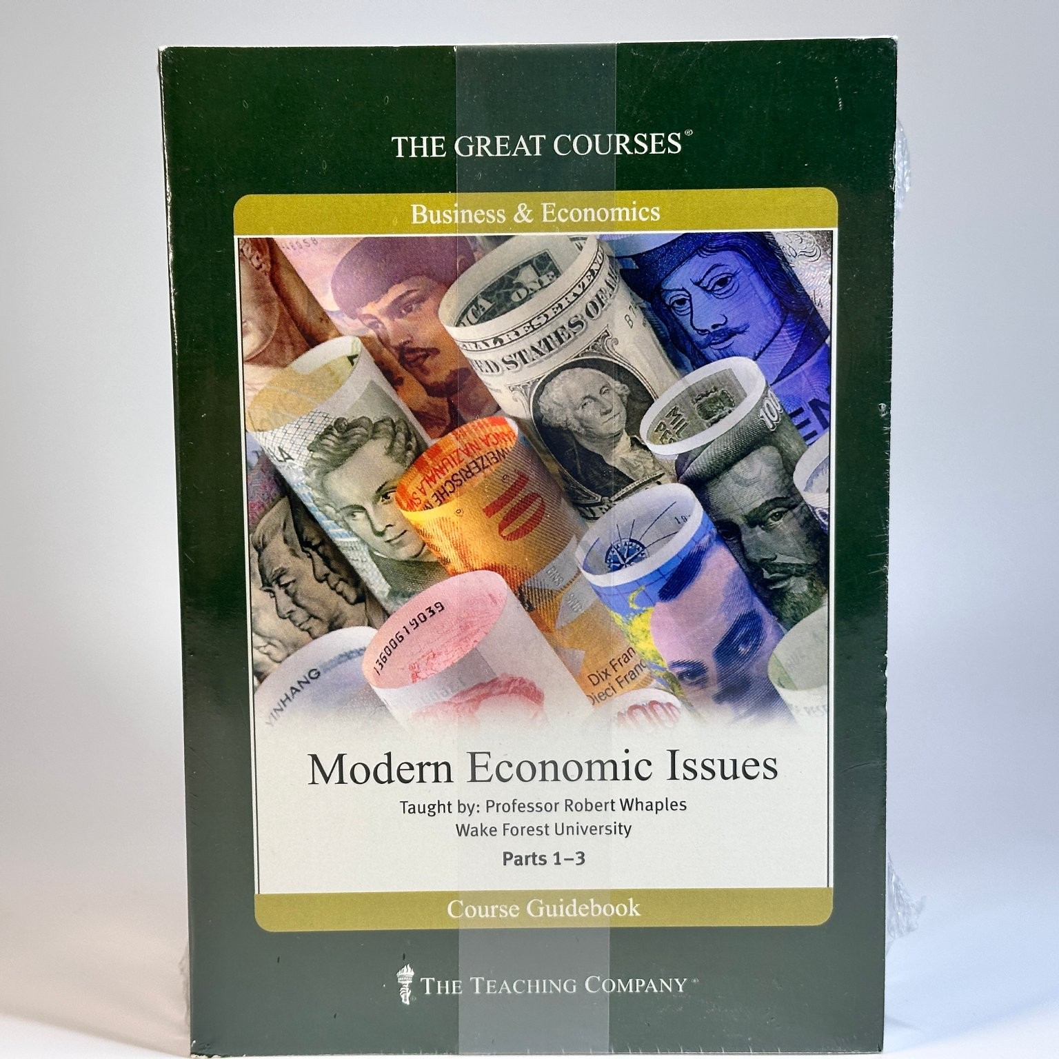 The Great Courses MODERN ECONOMIC ISSUES Parts 1-3 Course Guidebook DVD Set NEW