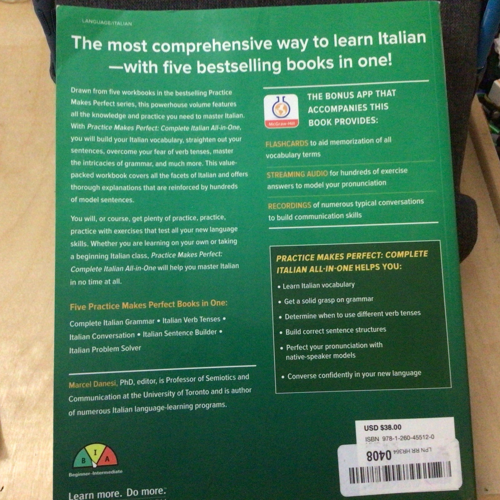 Practice Makes Perfect: Complete Italian All-in-One 2020