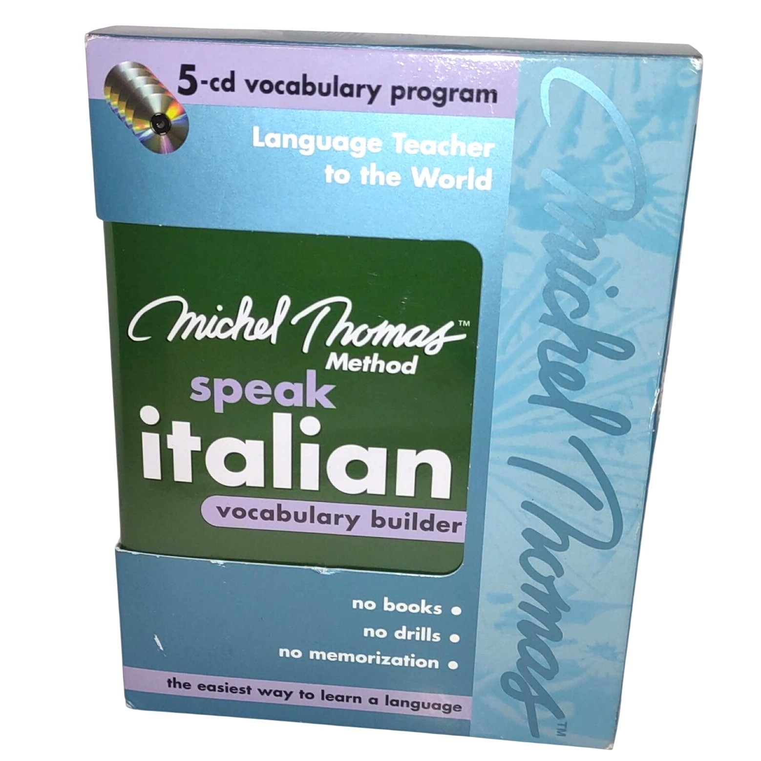 Michel Thomas Method Speak Italian Vocabulary Builder 5 CD Audio Program Set