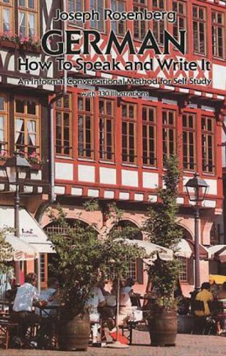 Dover : German : How to Speak and Write It Joseph Rosenberg 1967, Paperback