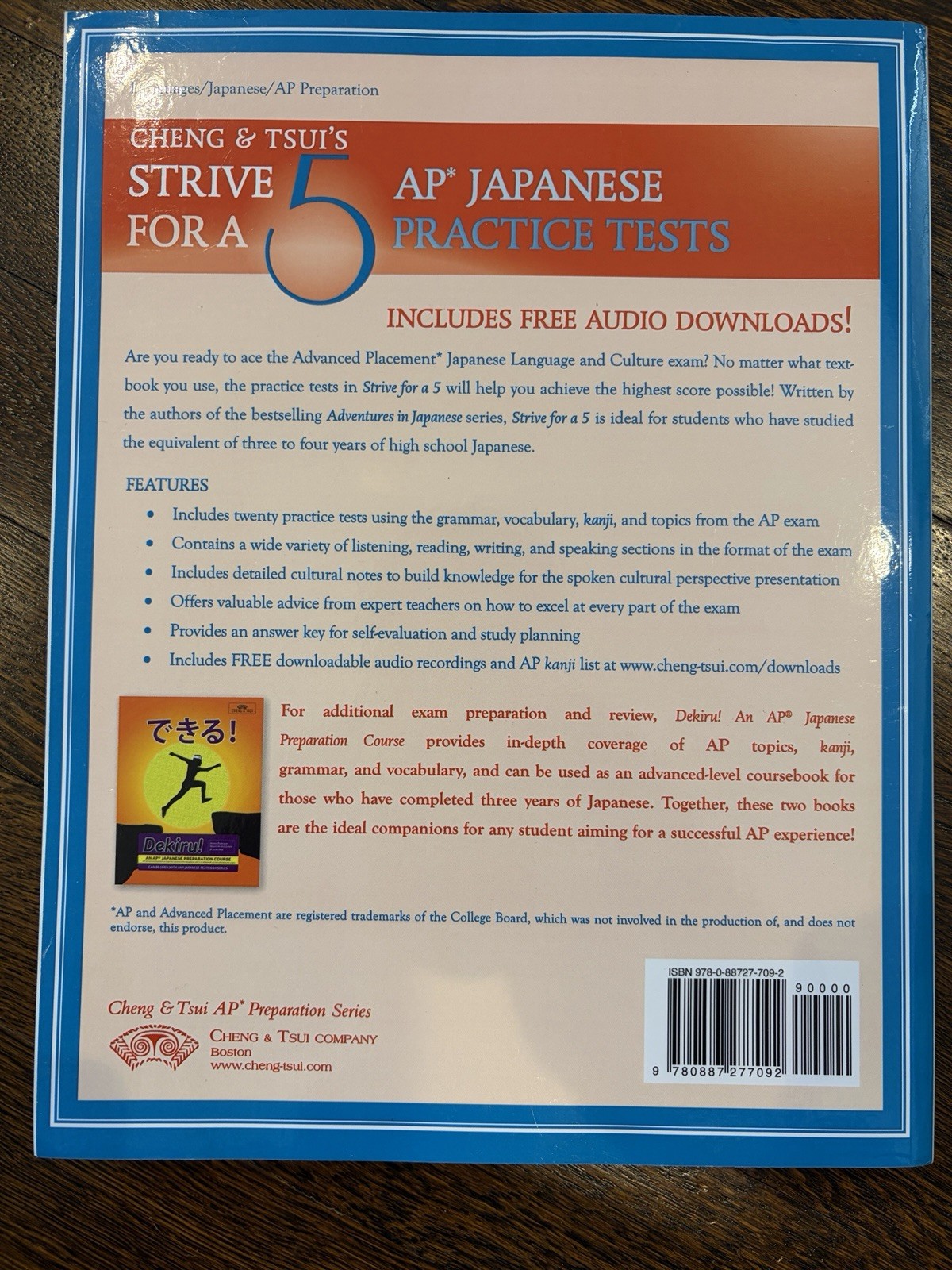 Cheng and Tsui’s Strive for a 5 AP* Japanese Practice Tests by Hiromi…