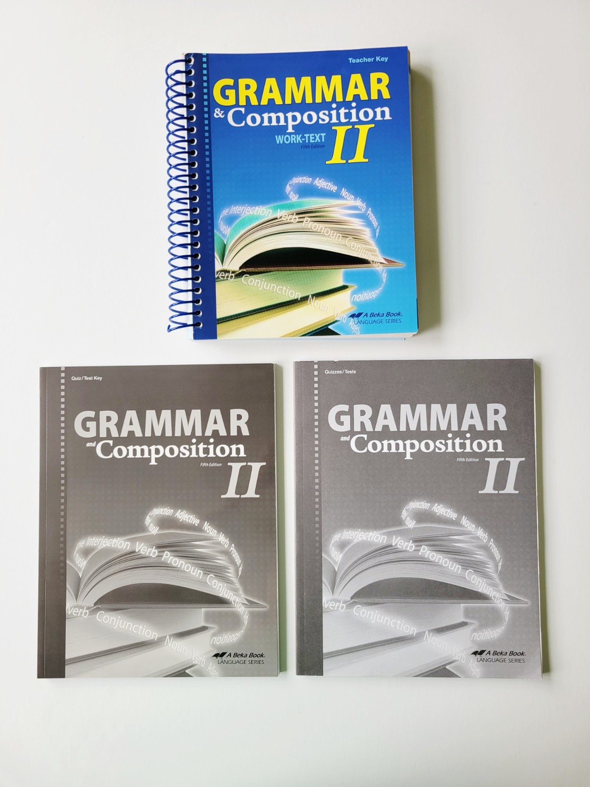 A Beka Grammar & Composition II 5th Ed Bundle – Teacher Keys + Student Test Book