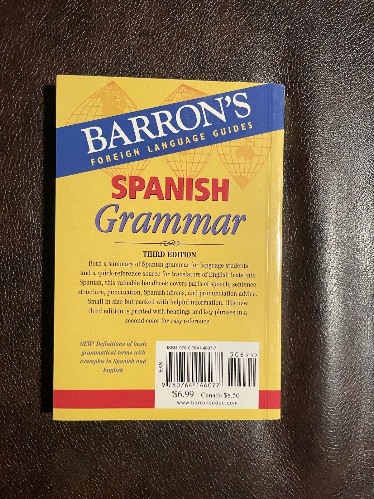 NEW Spanish Grammar by Christopher Kendris