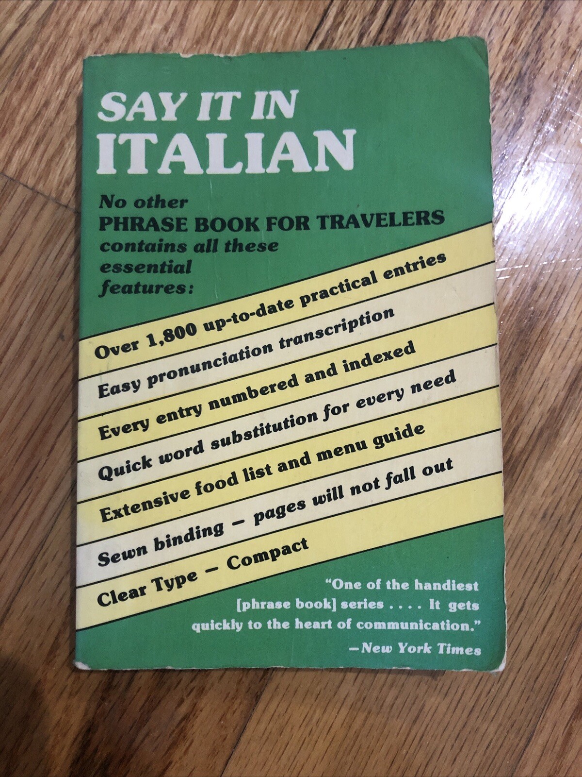 Say It in Italian (Dover Language Guides Say It Series) – Paperback – GOOD