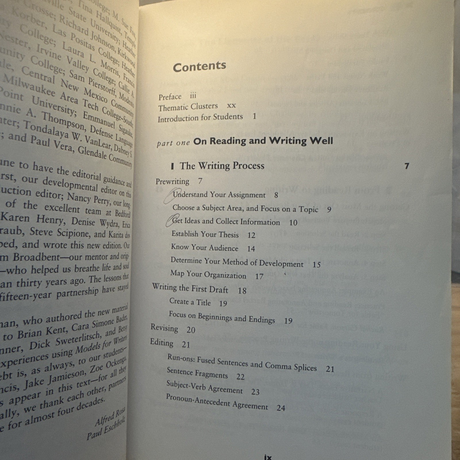MODELS FOR WRITERS: SHORT ESSAYS FOR COMPOSITION By Rosa & Eachholz