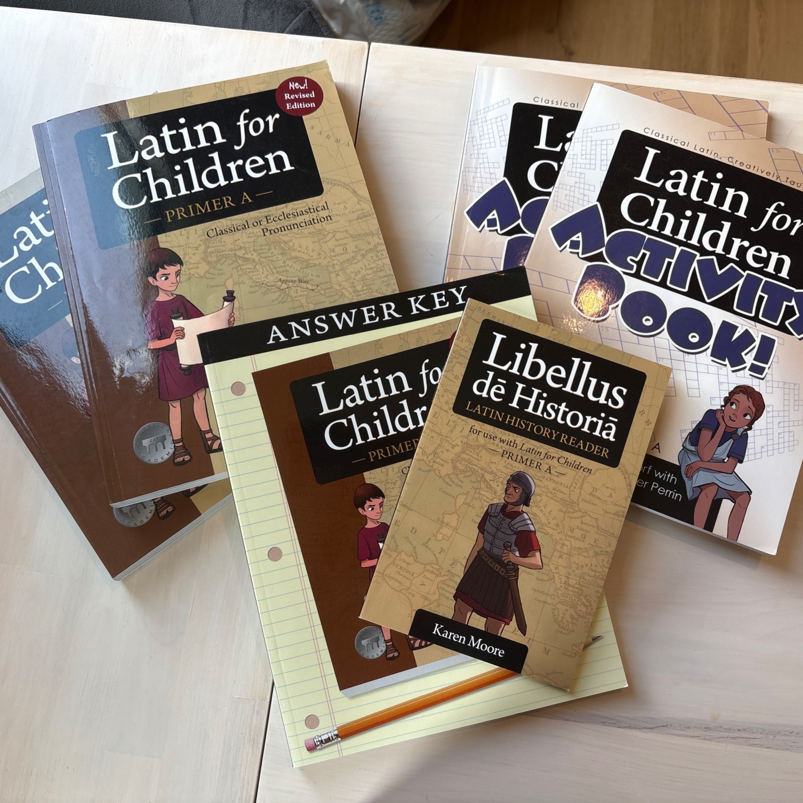 Classical Academic Press Latin for Children Primer A qt 2, Answer Key,Reader
