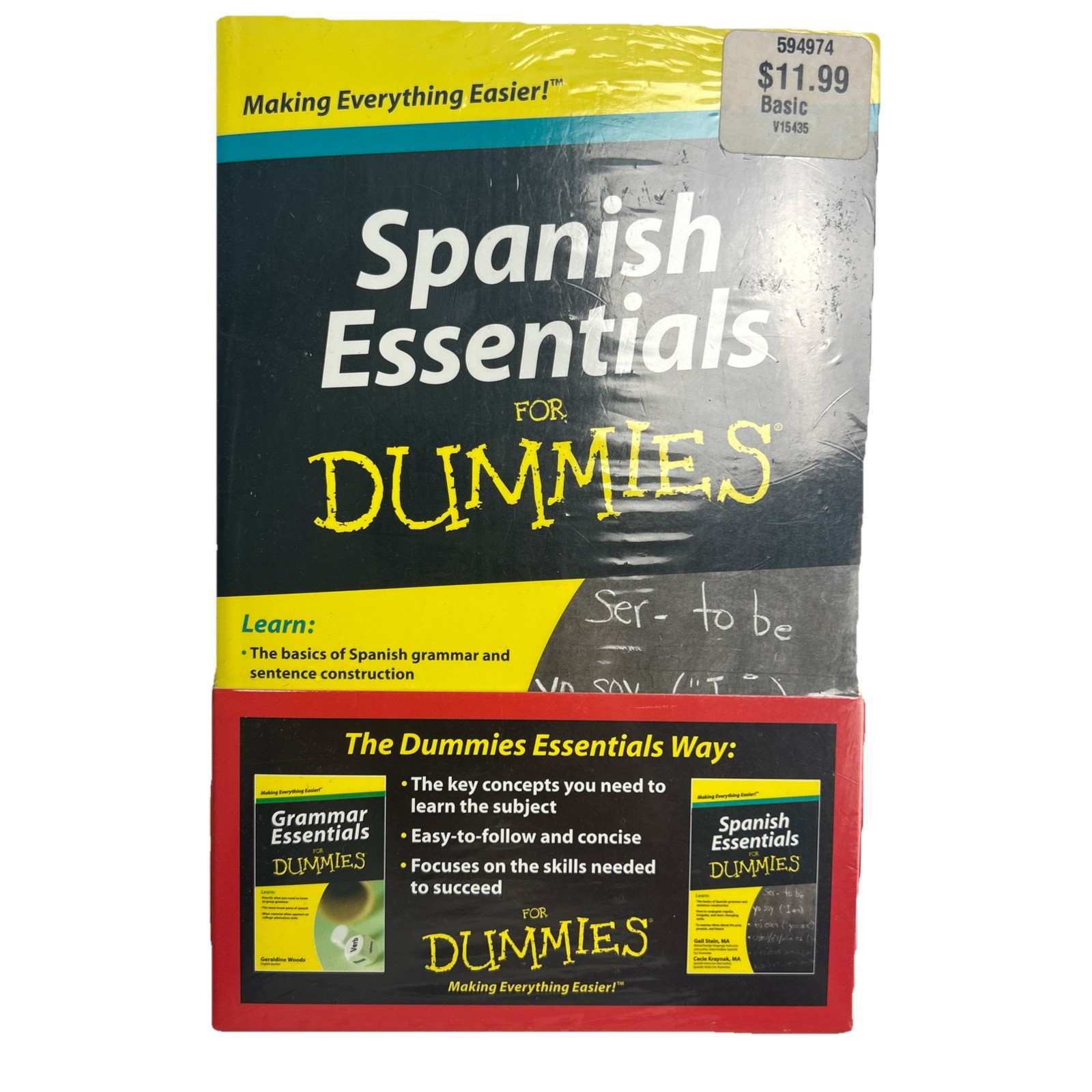 Grammar and Spanish Essentials for Dummies Bundle by Wiley and Consumer Dummies