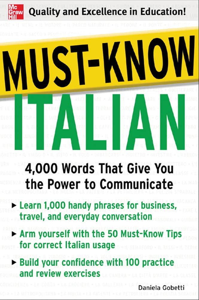 Must-Know Italian: 4,000 Words That Give You the Power to Communicate – pape…