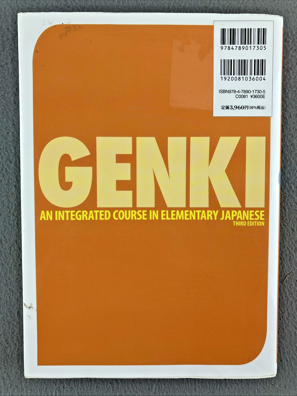 Genki Third Edition Volume I Elementary Japanese Language Course