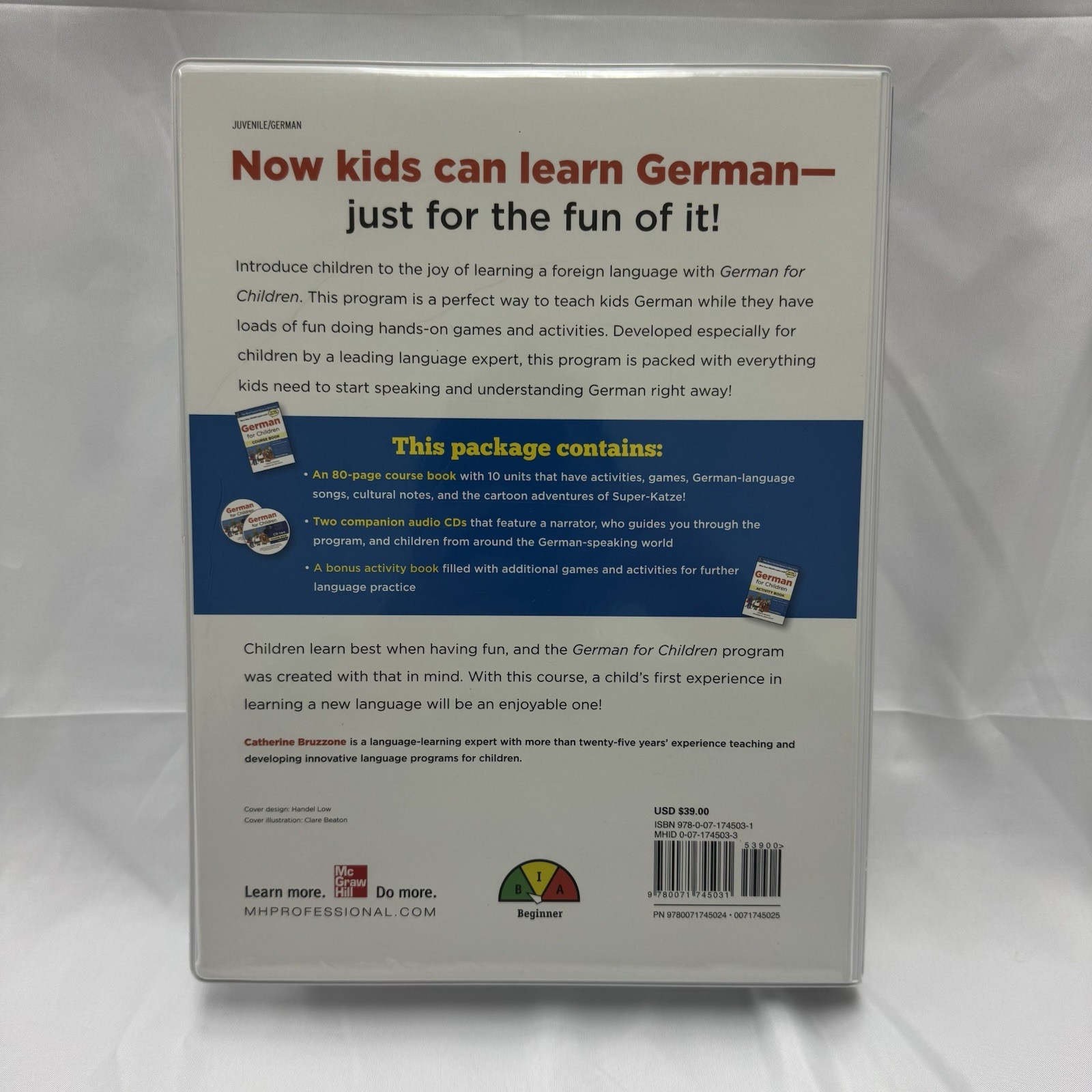 McGraw Hill German For Children Third Edition Language Leaning Program Kids 3-10