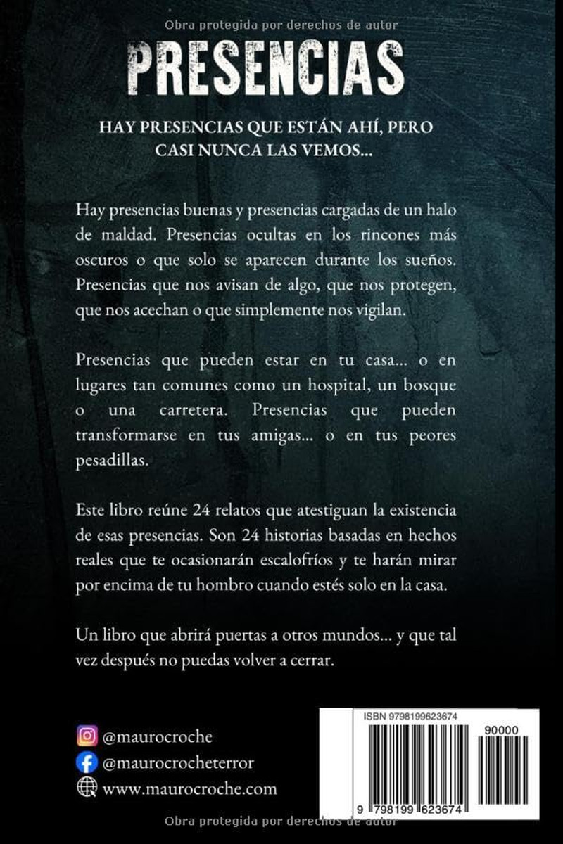 Presencias: Historias Paranormales Reales (Spanish Edition)