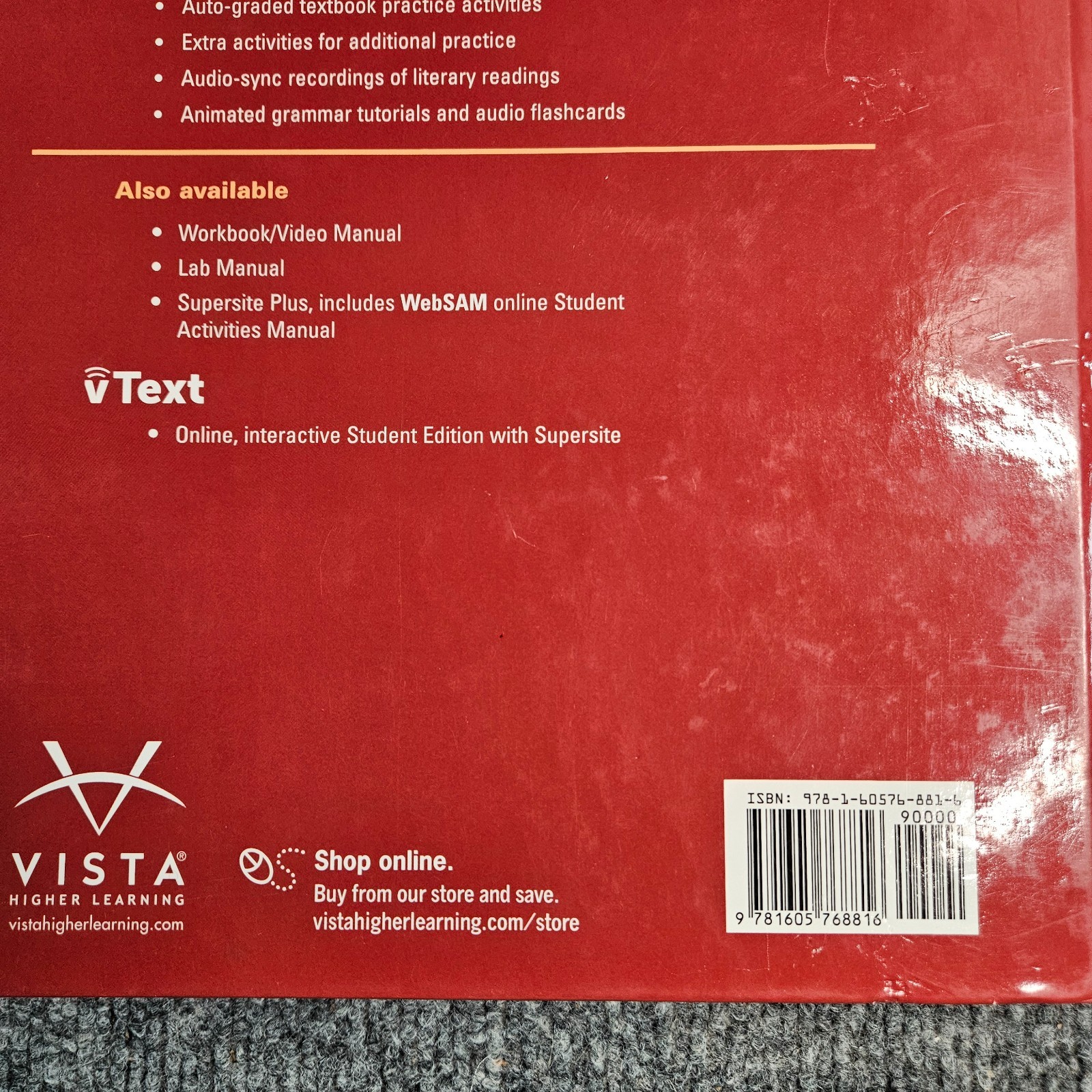 Vistas 4th Edition Blanco Donley Spanish Textbook Hardcover