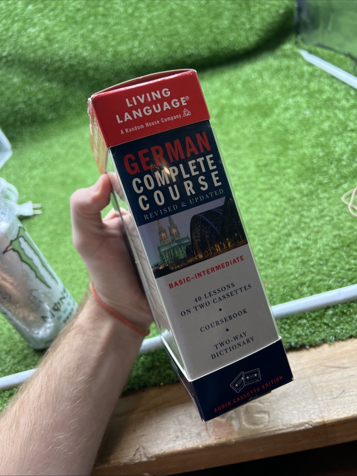 German Complete Course Audio Cassette Living Language Set New Sealed