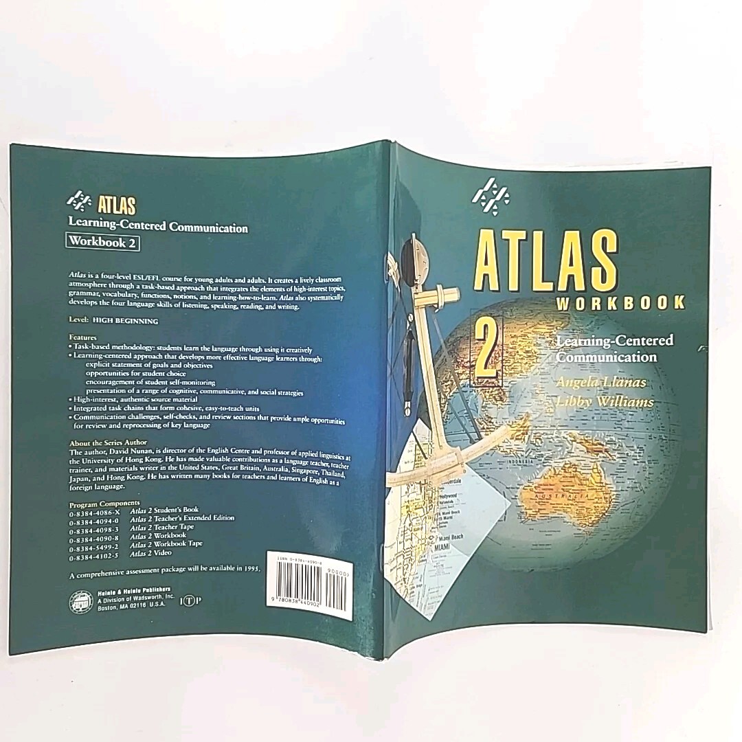 Atlas Workbook 2 By Angela Llanas & Libby Williams FIRST EDITION Book Paperback