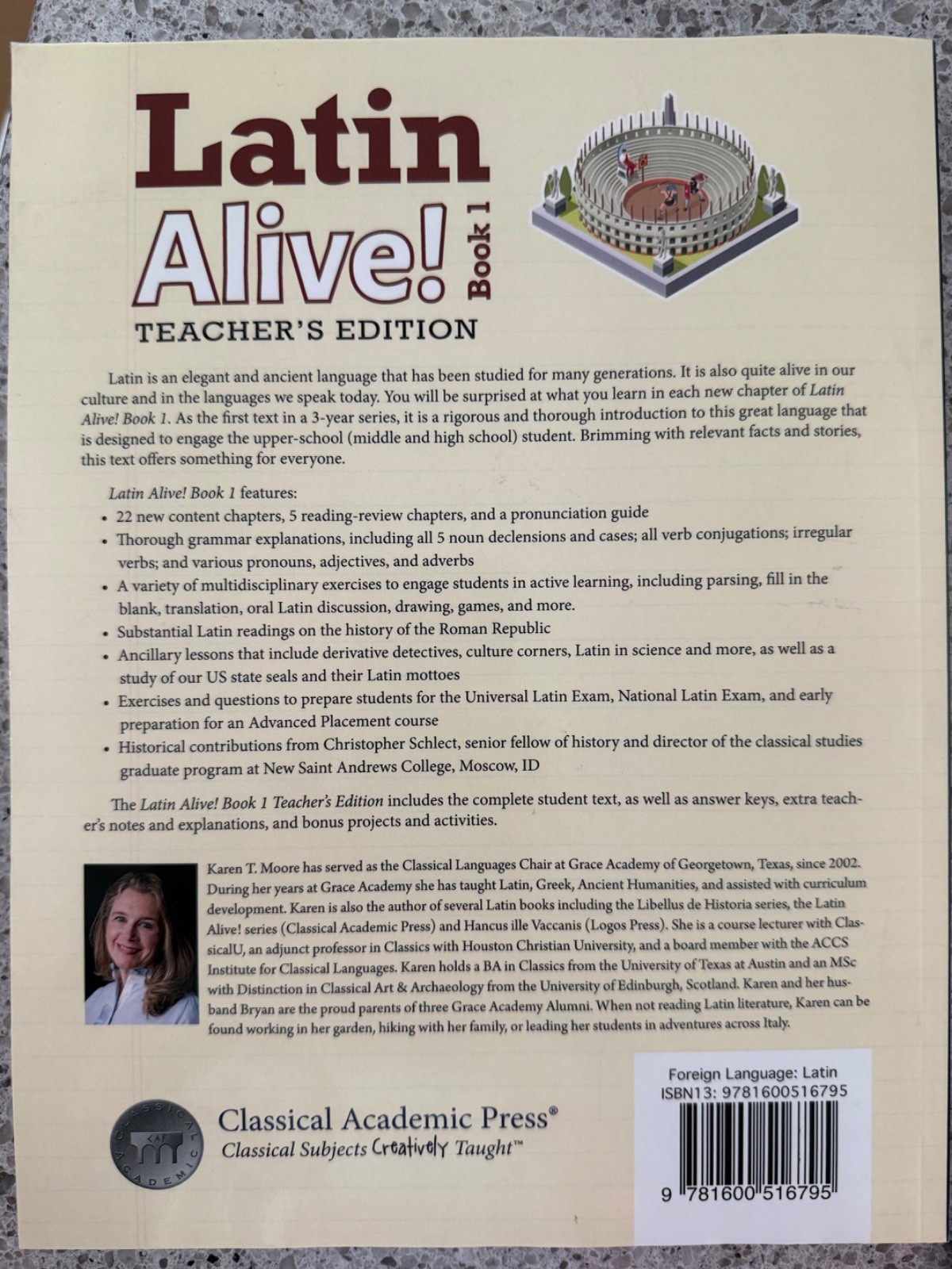 Latin Alive! Book 1 Revised Edition TEACHER’S EDITION