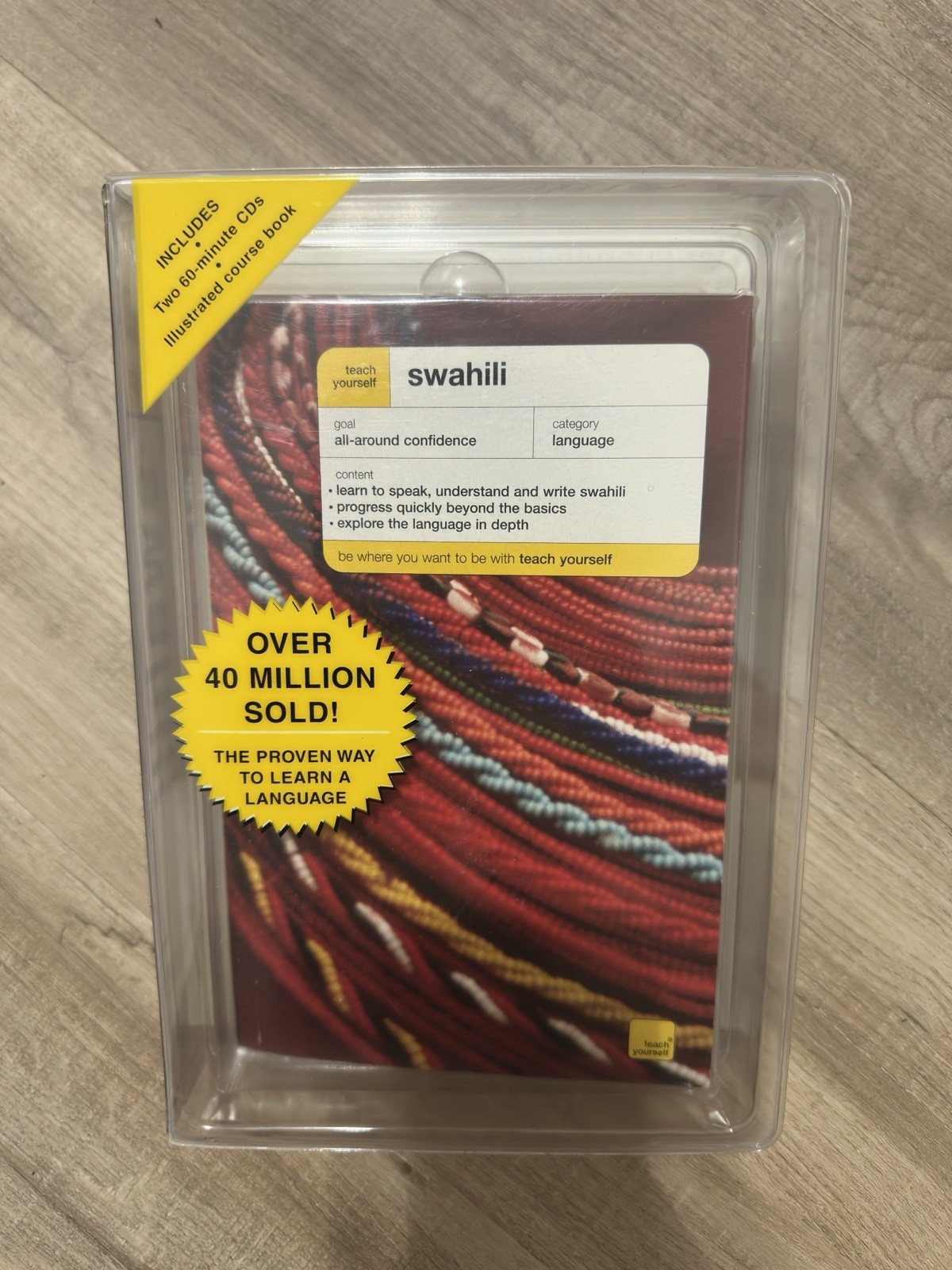 Teach Yourself Swahili: Complete Course Box Set – Course Book & 2 60 Minute CDs