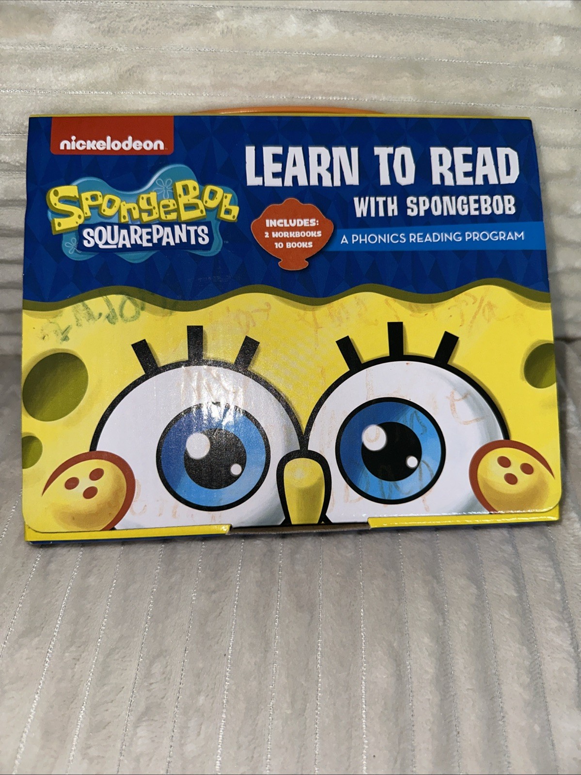 SCHOLASTICS LEARN TO READ WITH SPONGEBOB A PHONICS READING PROGRAM
