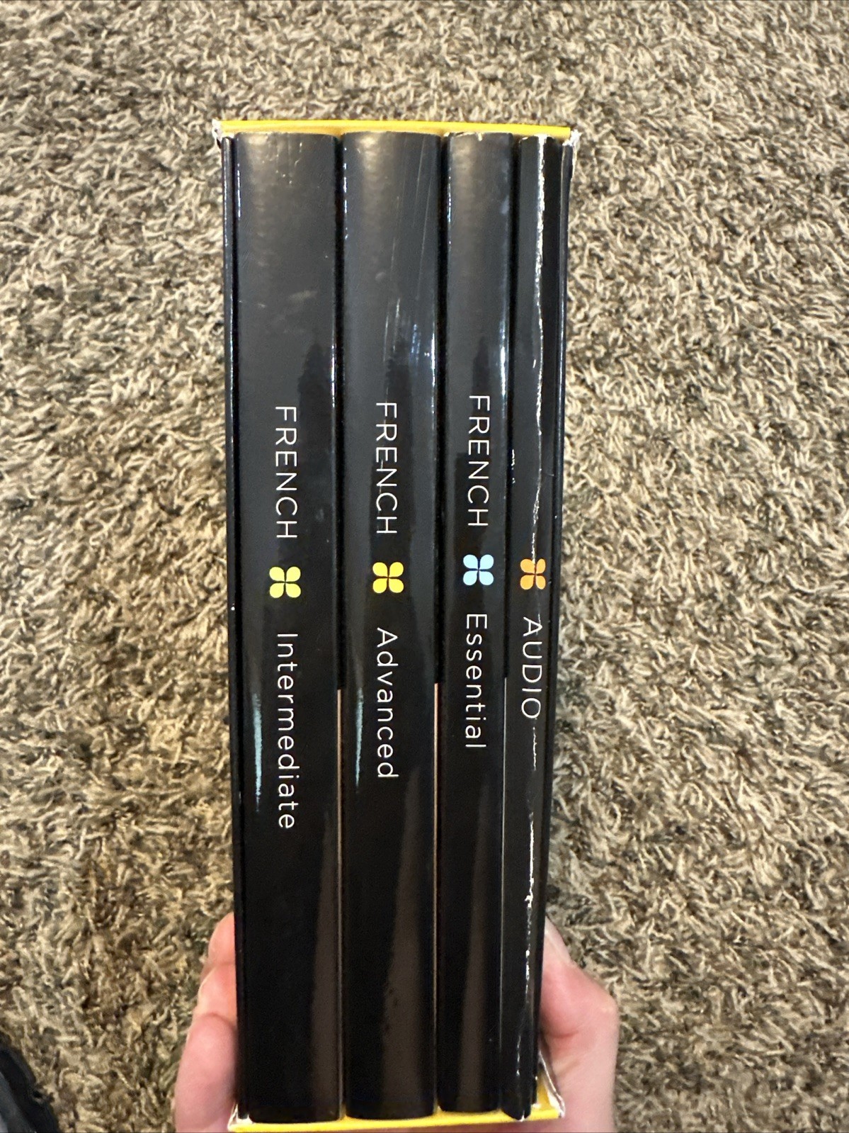 Living Language French, Complete Ed. 2010, 3 books 1096 pages, 9 CDs 46 lessons