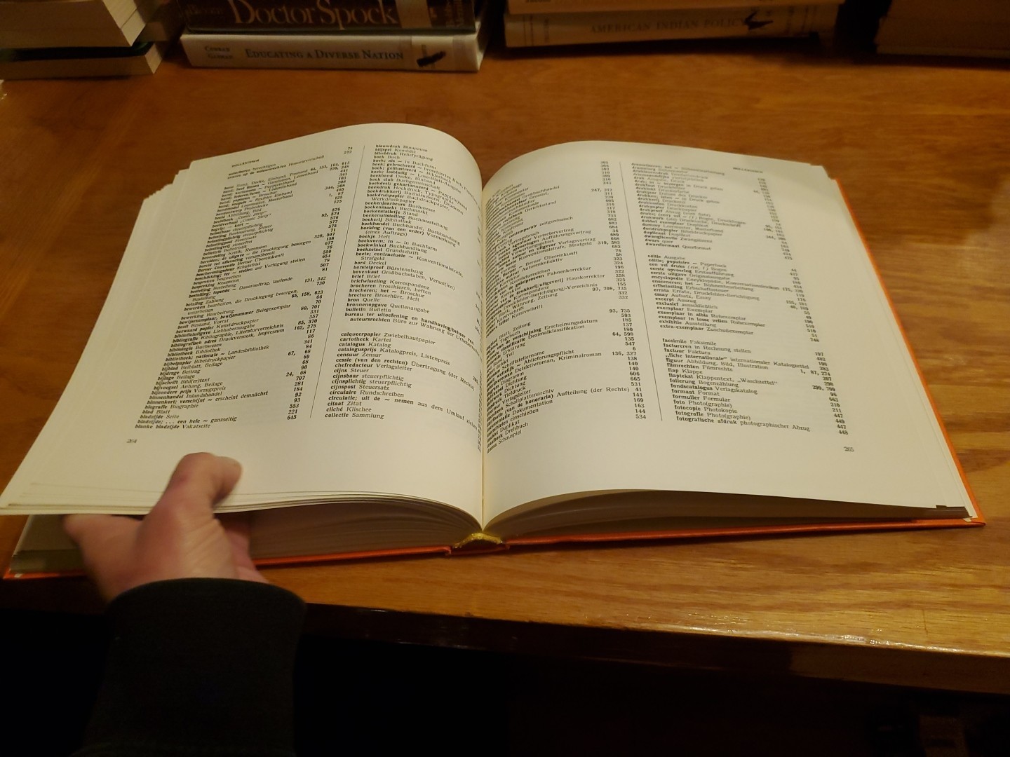 The Publisher’s Practical Dictionary in 20 Languages by Dr. Imre Mora 1974 HC
