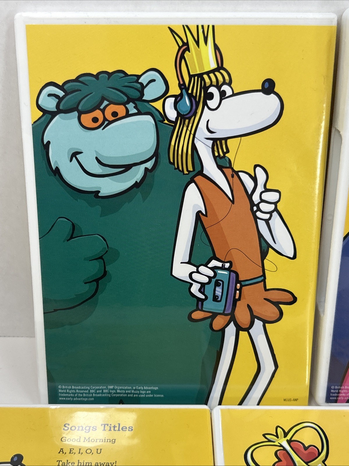 BBC MUZZY Early Level 1 Multilingual Language DVD/CD/CD-Rom Booklet Set