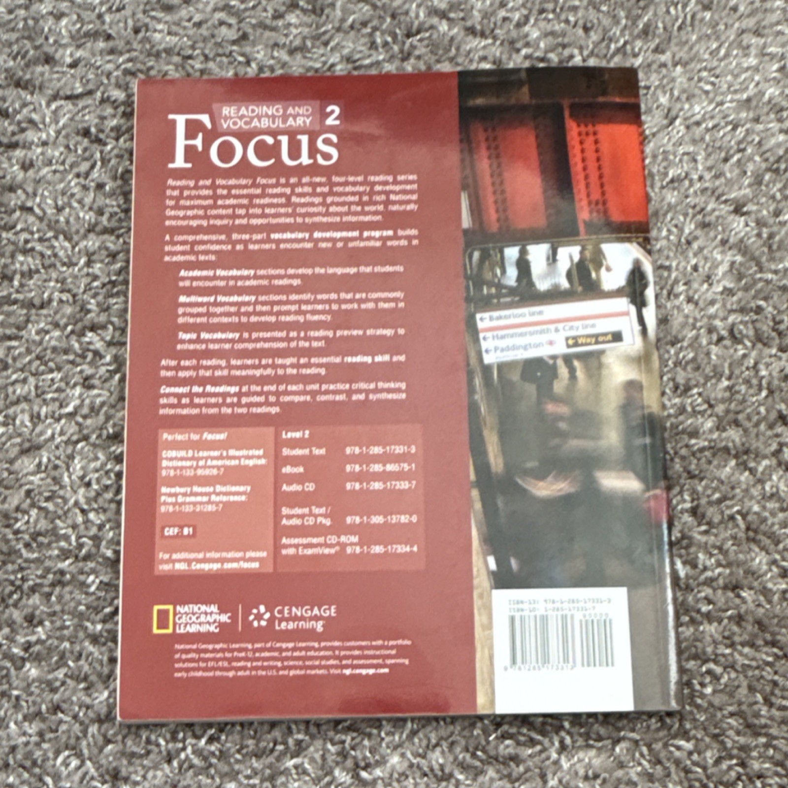 Reading and Vocabulary Focus 2 by Gordon & Blass, Cengage, ESL, B1, Paperback
