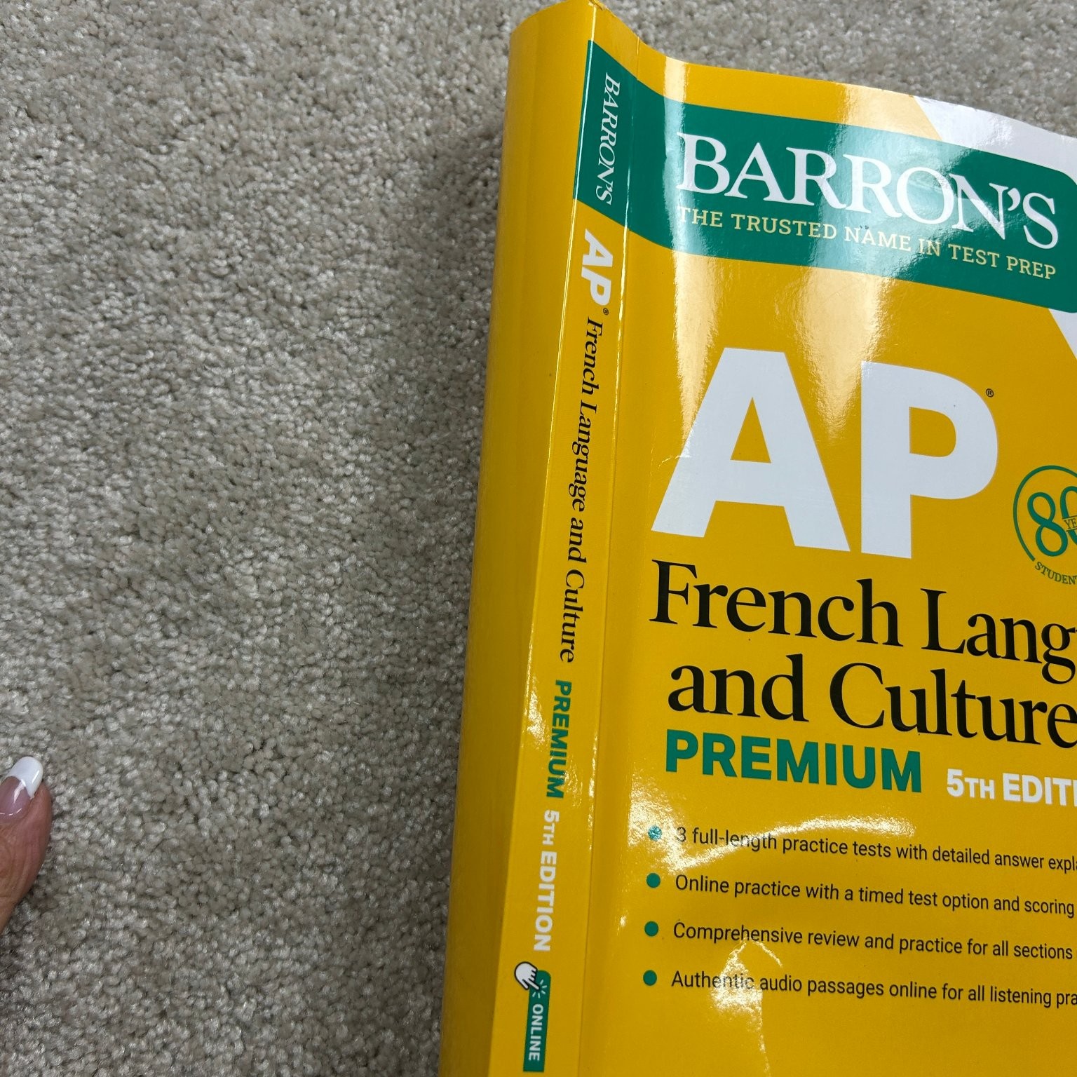AP French Language Culture Kurbegov Weiss 2023 5th Ed Premium Test Prep Barron’s