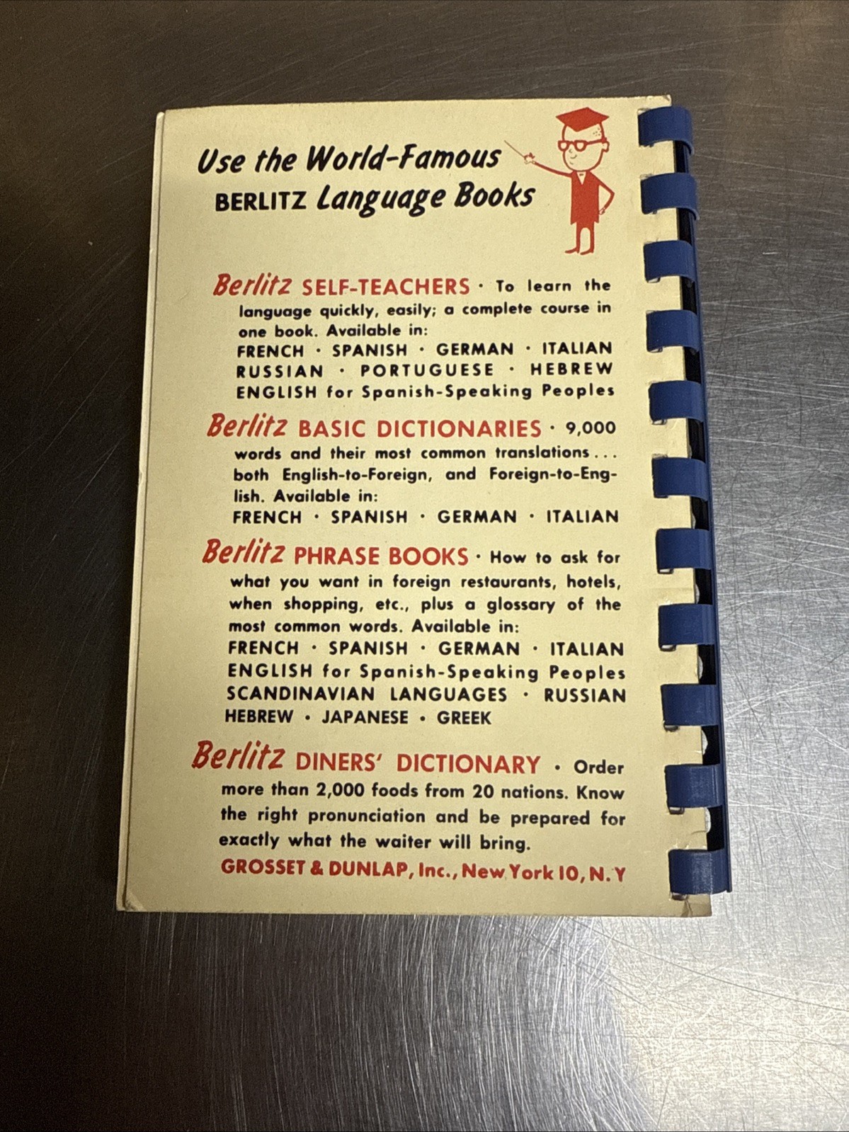 Berlitz French 1954 Phrase Book and Common Words by Berlitz
