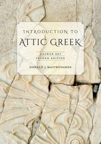 Introduction to Attic Greek, Paperback by Mastronarde, Donald J., Like New Us…
