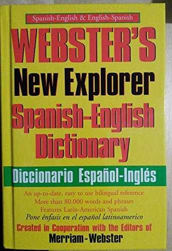 Webster’s New Explorer – Hardcover, by Merriam-Webster – Very Good g