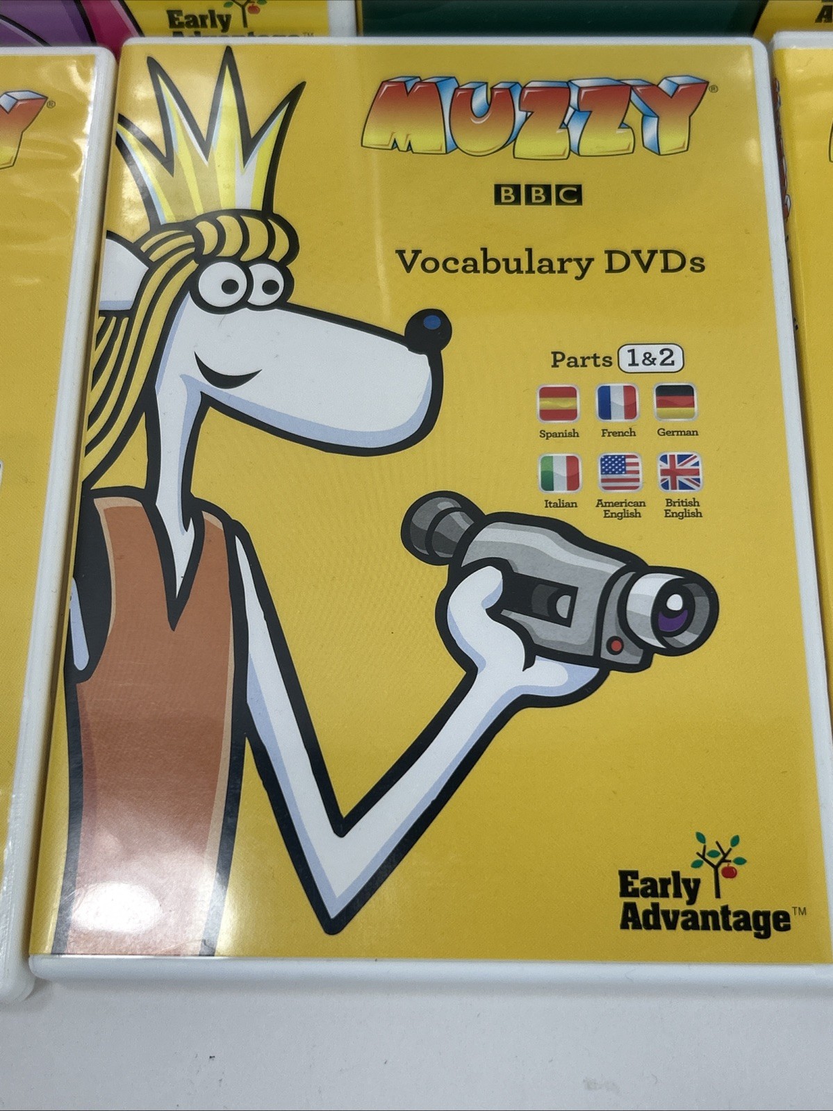 BBC MUZZY Early Level 1 Multilingual Language DVD/CD/CD-Rom Booklet Set