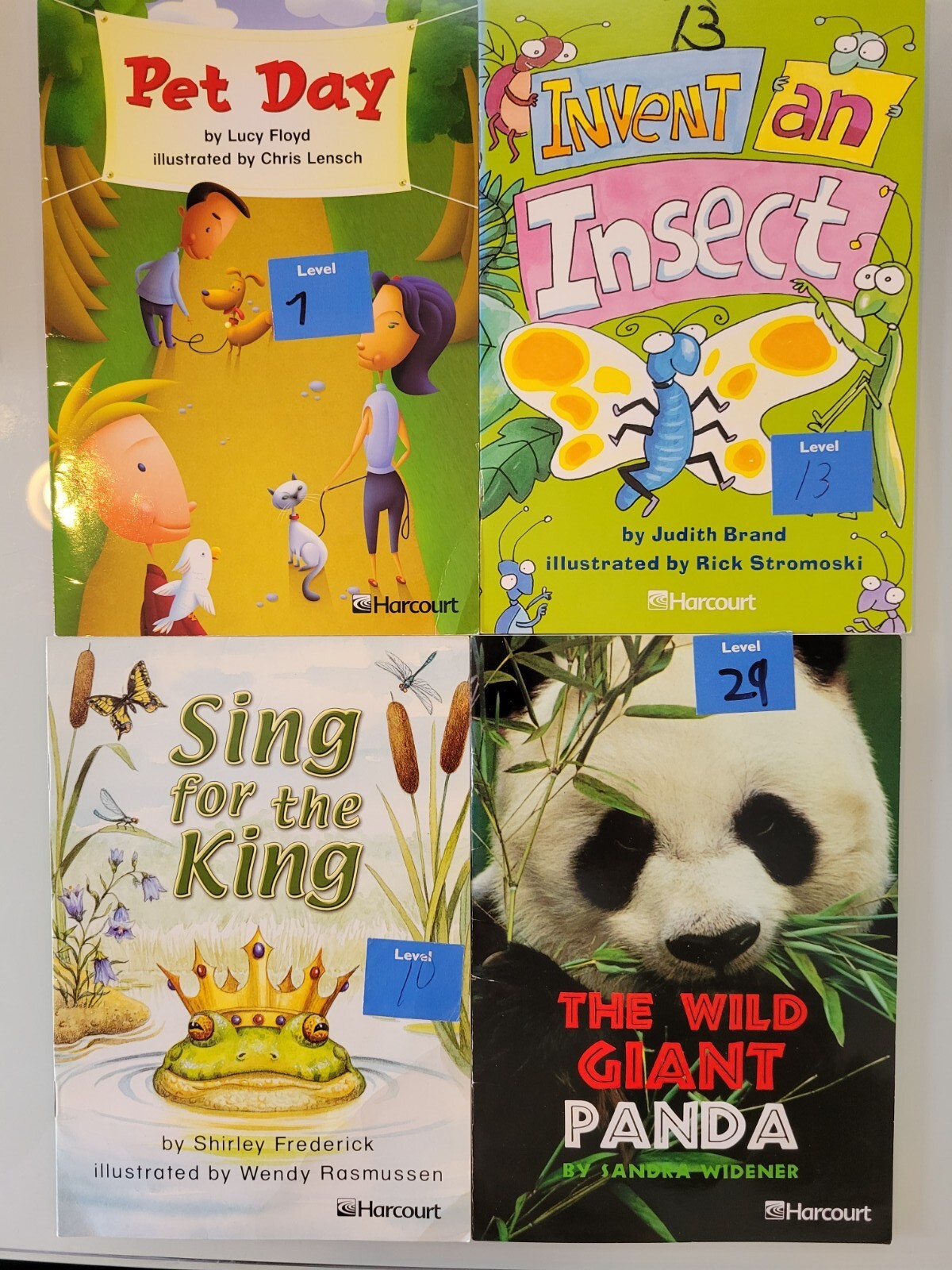 Harcourt Reading Level Fluent Reader Books, Mixed Lot Of 17 children’s books