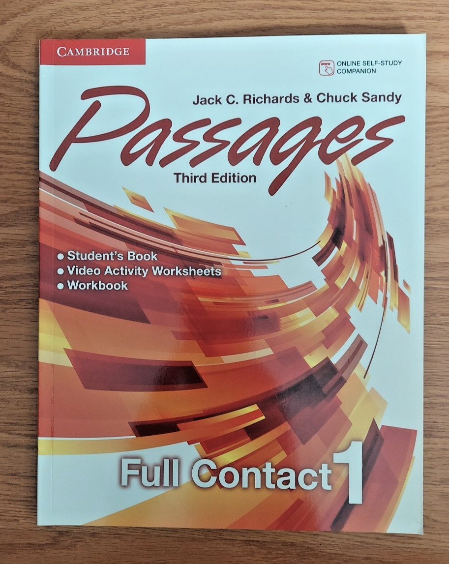 Passages Student Book, Video Activity Worksheet, Workbook Full Contact 1 New