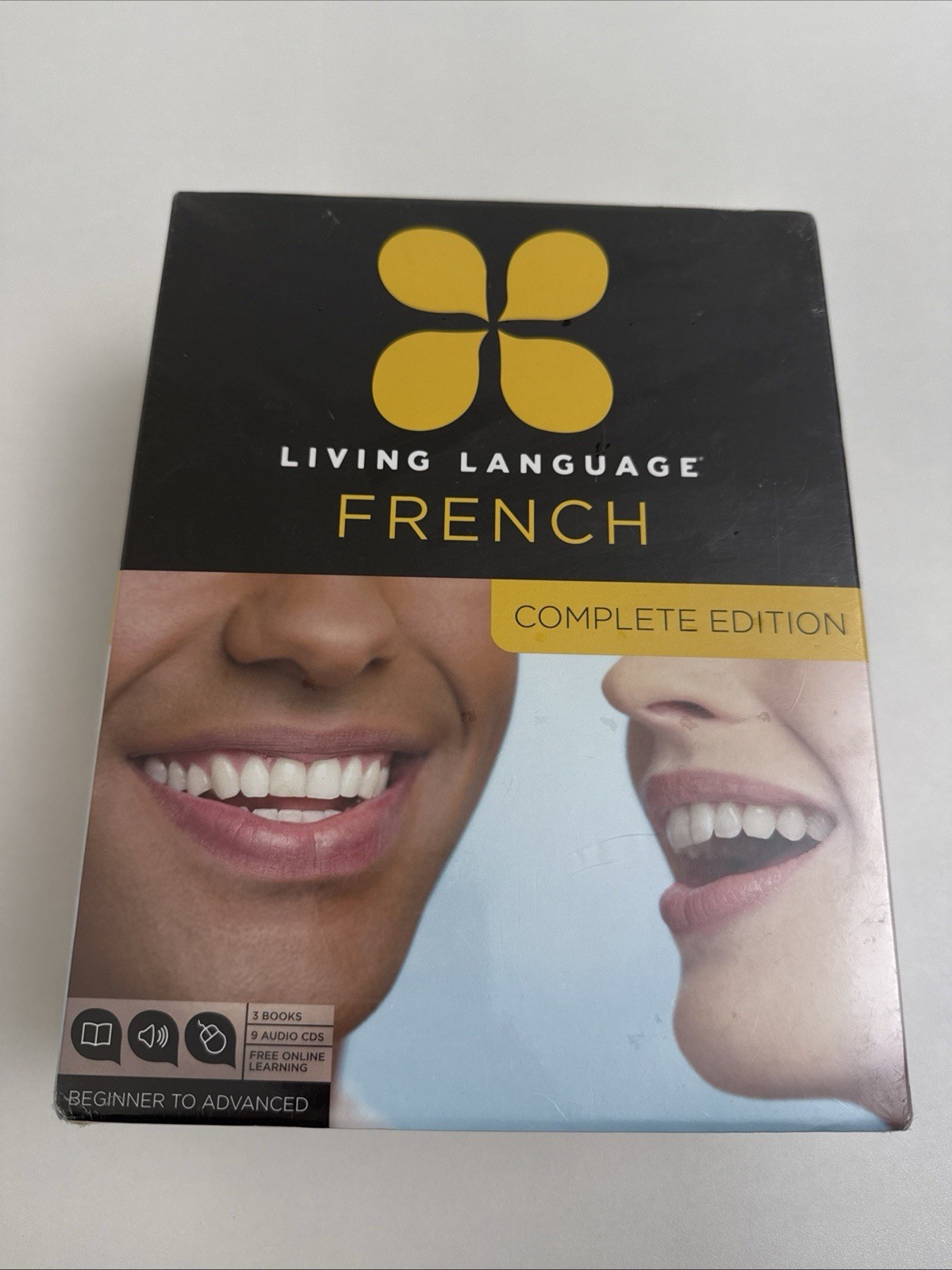 Living Language French Complete Edition 3-Book & 9-CD Set – NEW SEALED