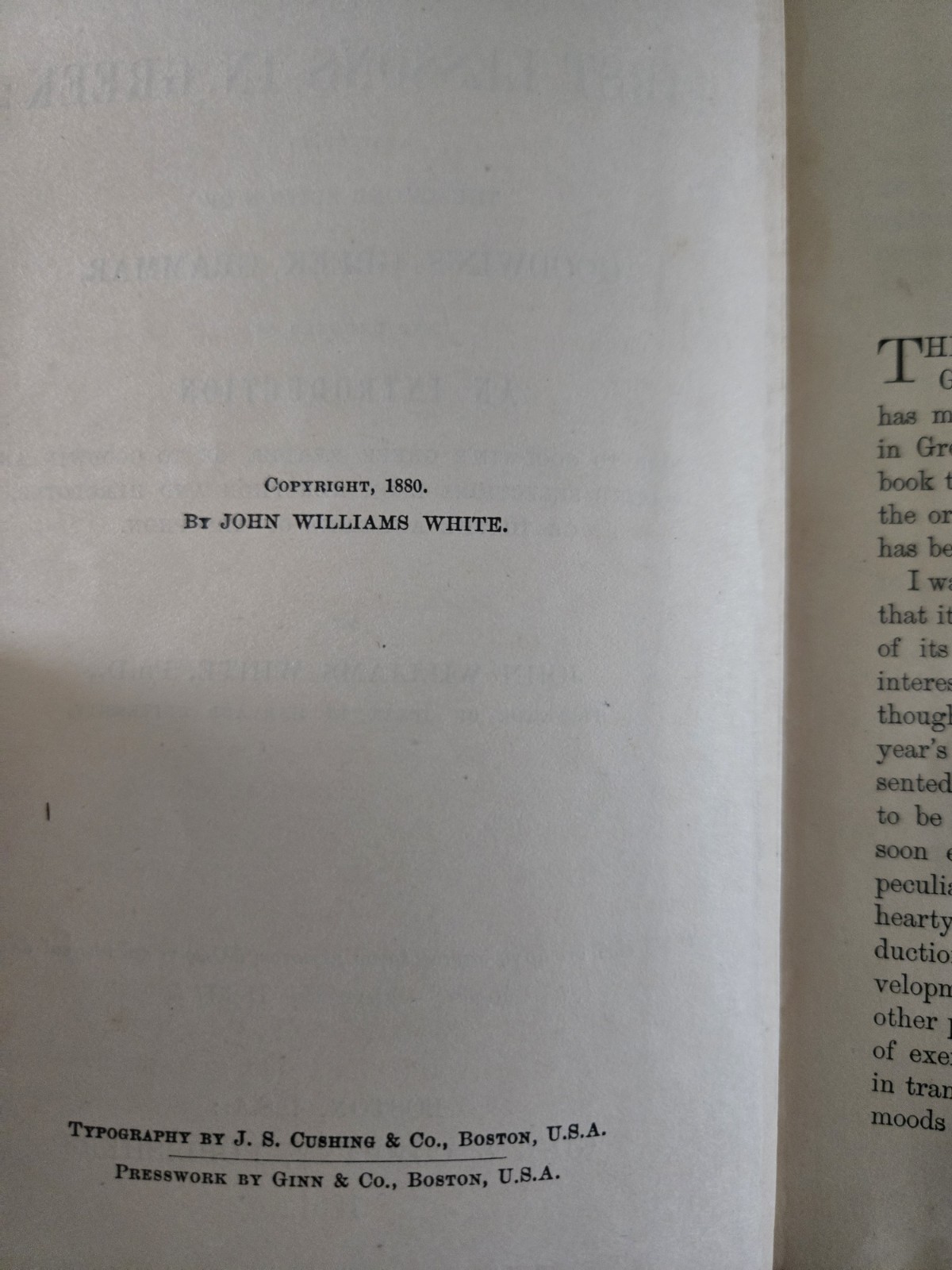First Lessons In Greek – Adapted To The Second Edition Goodwin’s Greek Grammar