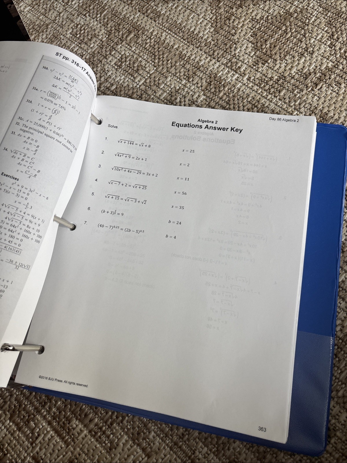 Bob Jones Algebra 2 Third Edition