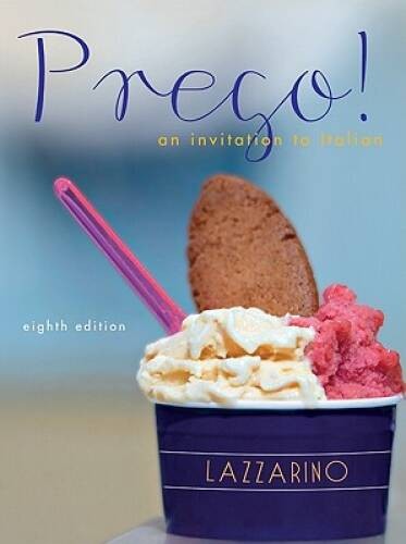 Prego An Invitation to Italian, 8th Edition – Hardcover – GOOD