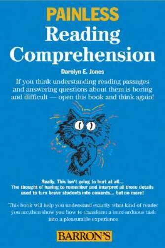 Painless Reading Comprehension (Barrons Painless) – Paperback – GOOD