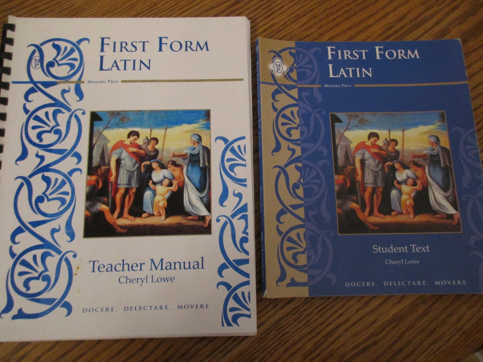 First Form Latin set (student/teacher manual)