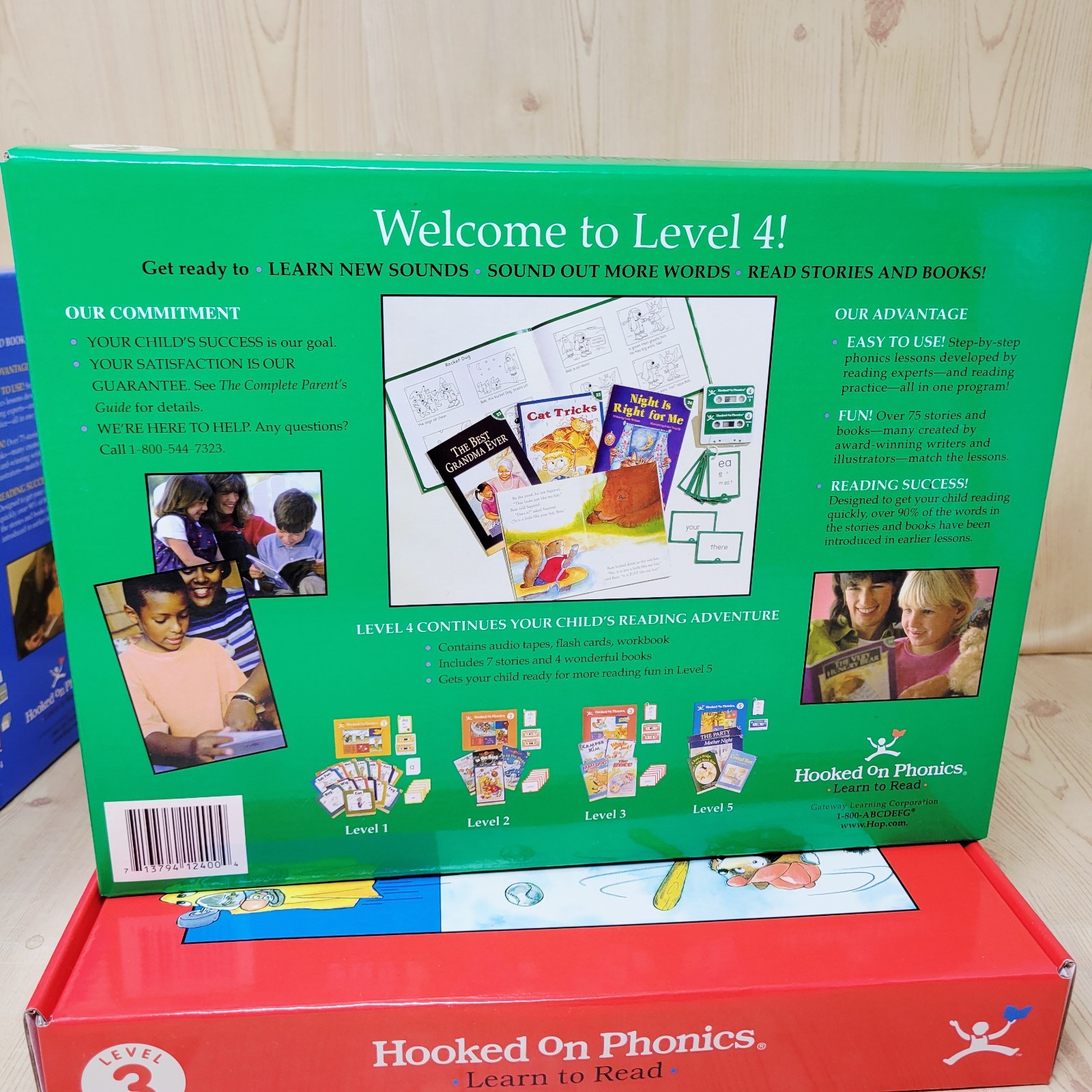 Hooked on Phonics Kits Levels 3 4 5 Learn to Read Sets Books Cassettes Cards New