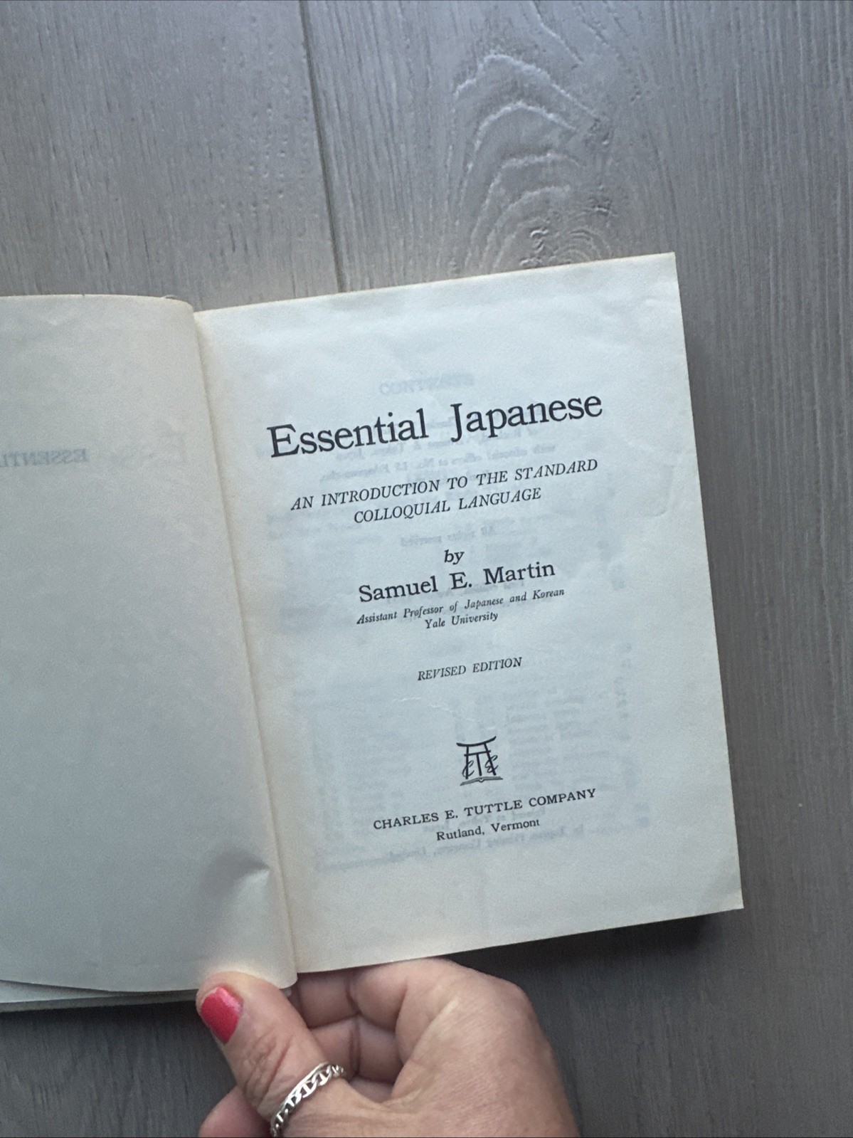 Essential Japanese: An Introduction by Martin, Samuel E. Hardback First Edition