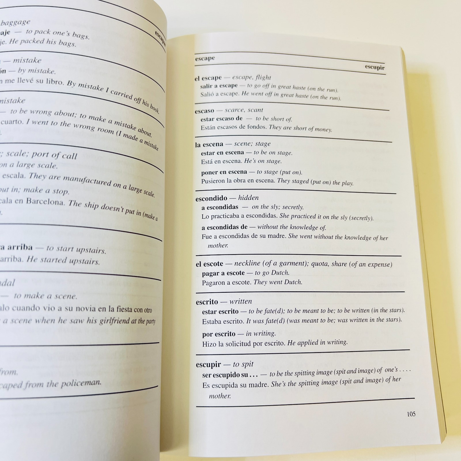 2001 Spanish and English Idioms by Savaiano, Eugene; Winget, Lynn W.