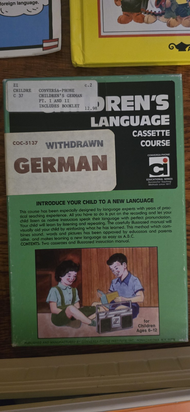 Lot Of German Language Lesson Videos Cassettes And Books. Some From Muzzy!!