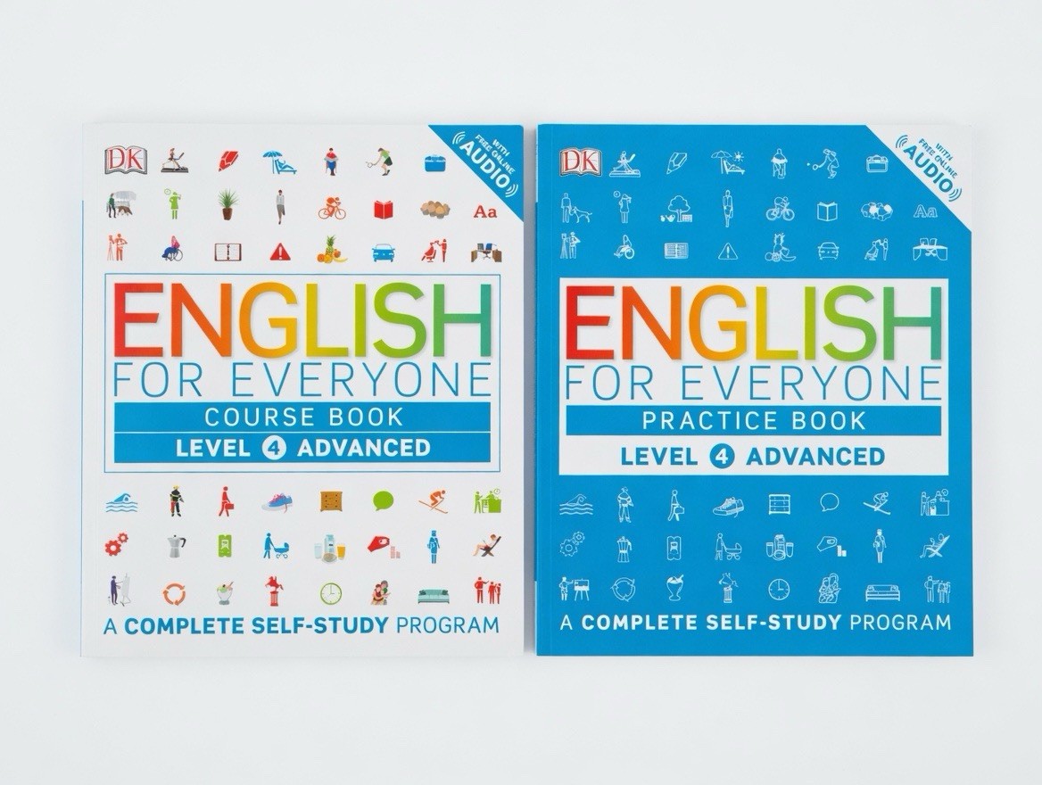 DK English for Everyone Advanced Course & Practice Book w/ Free Online Audio