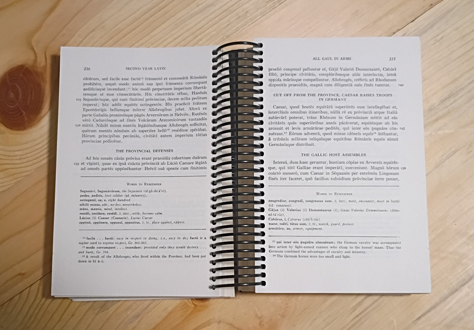 Henle Latin Second Year Spiral Bound Book With Plastic Cover
